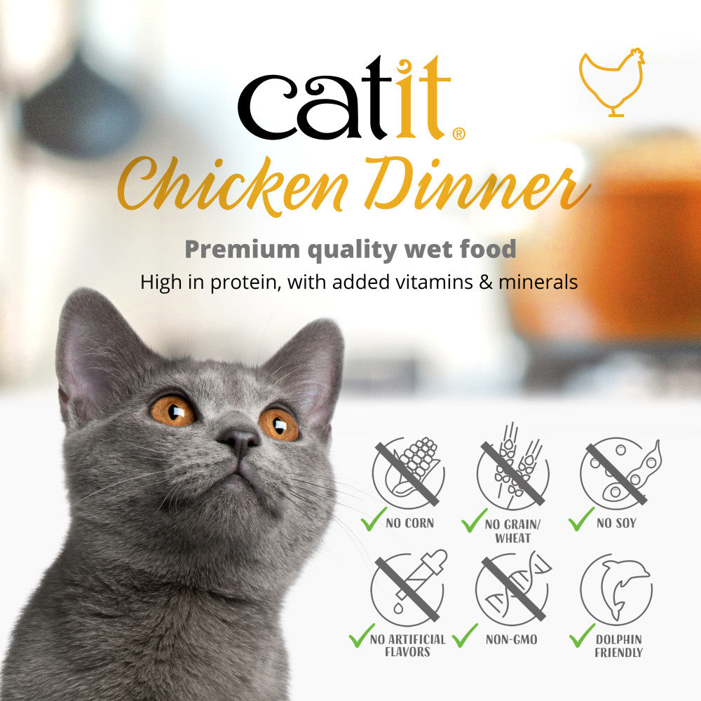 Catit Chicken Dinner with Liver & Sweet Potato 6 Pack