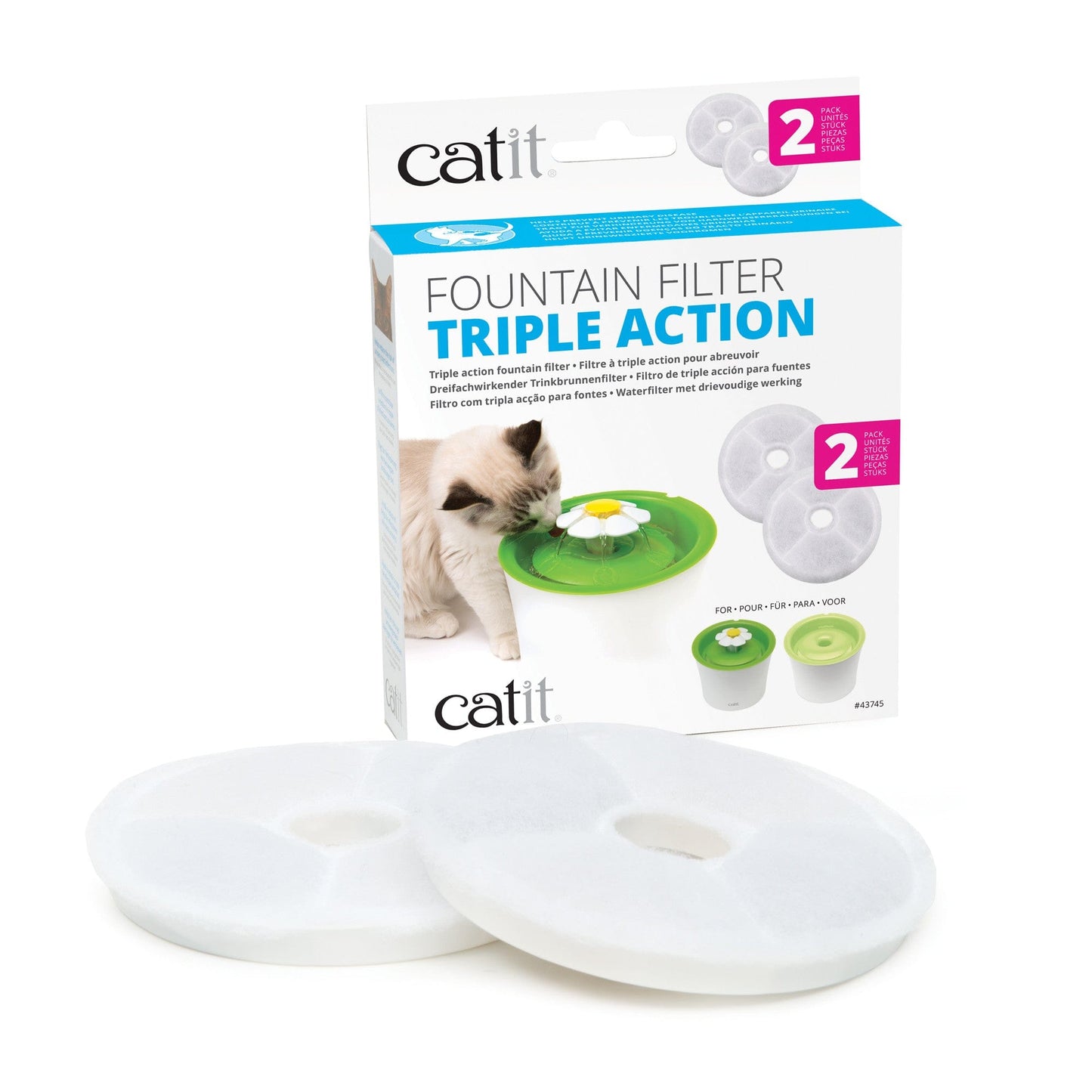 Catit Triple Action Filter 2 Pack