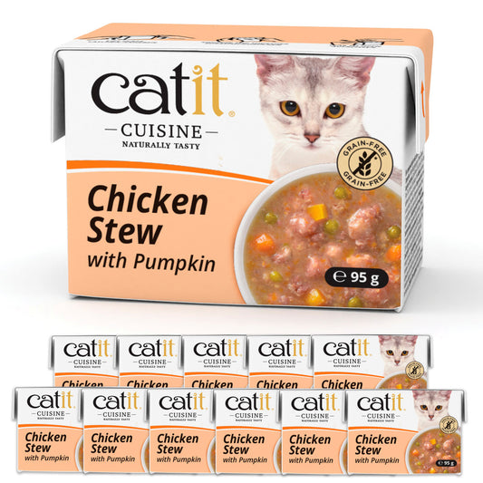 Catit Cuisine Chicken Stew with Pumpkin 12 Pack