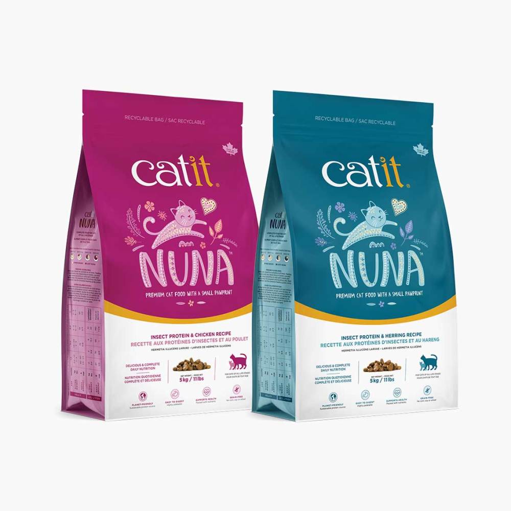 Catit Nuna Insect Protein-Based Herring Dry Cat Food, 2.27kg