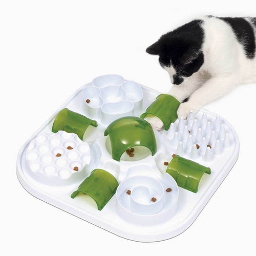 Cat puzzle feeder pets at home shops