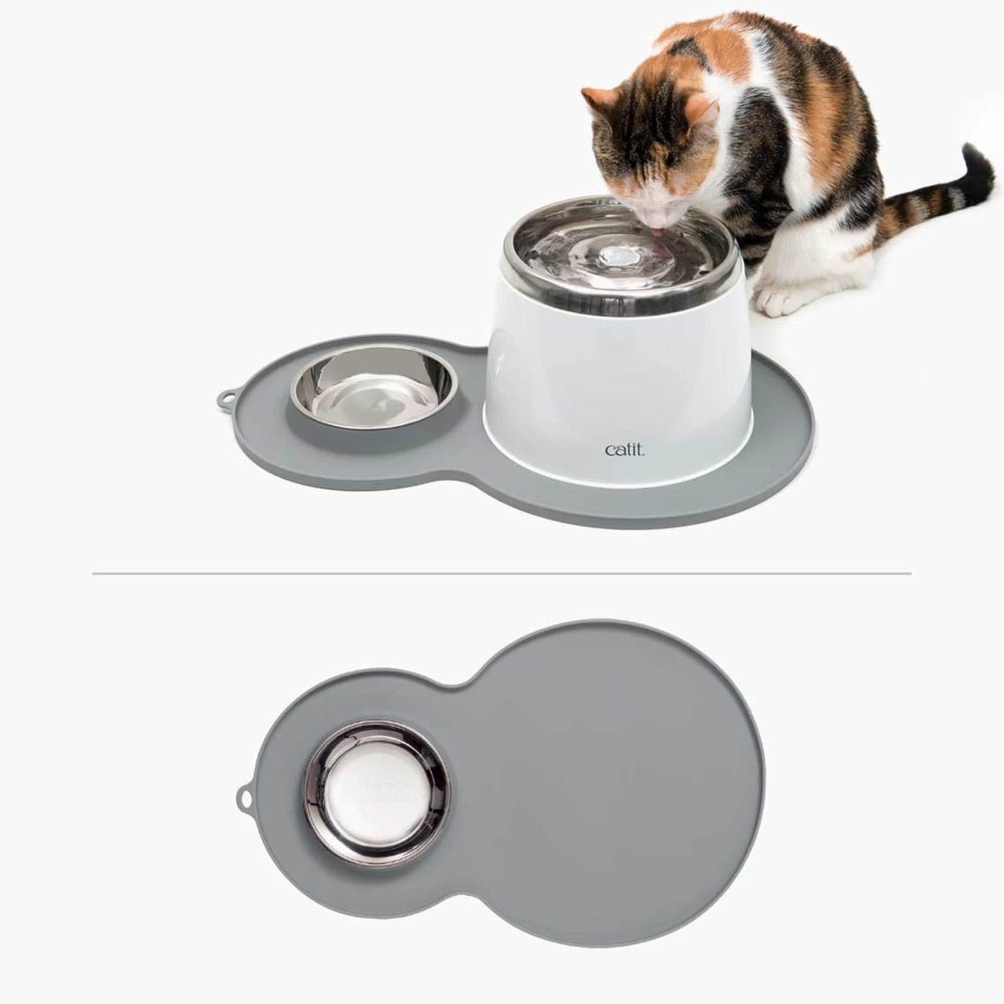 Catit Grey Peanut Placemat