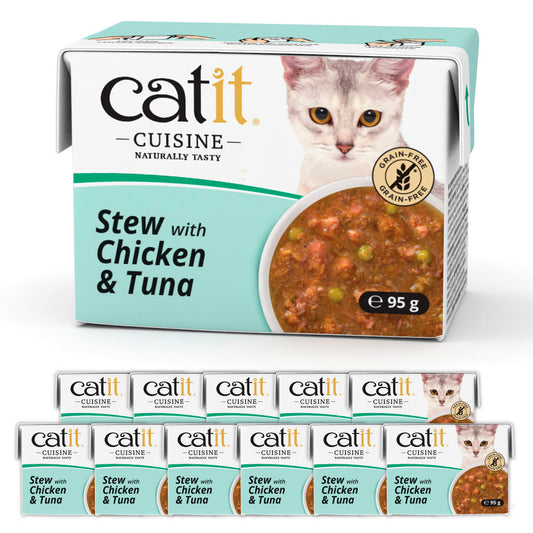 Catit Cuisine Stew with Chicken & Tuna 12 Pack