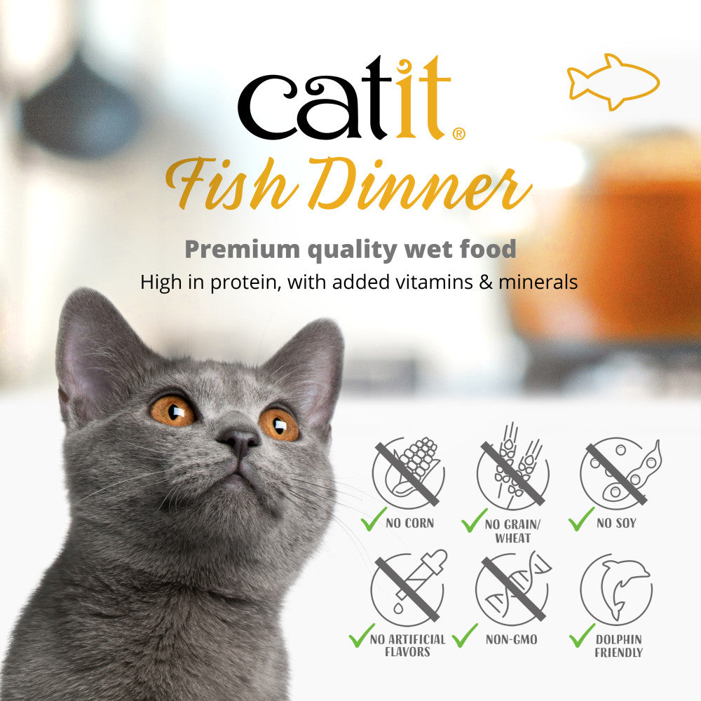 Catit Fish Dinner with Tuna & Carrots