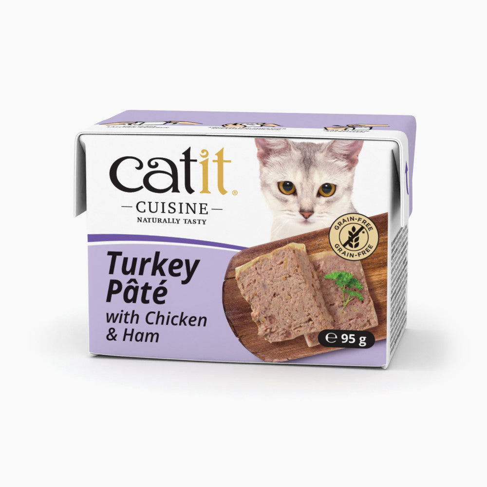 Catit Cuisine Turkey with Chicken & Ham Pâté 12 Pack