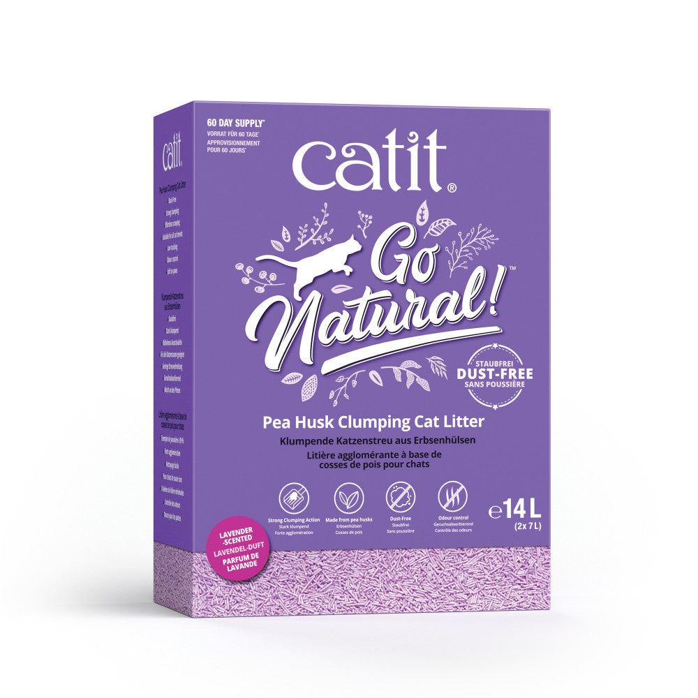 Catit Go Natural Pea Husk Clumping Cat Litter