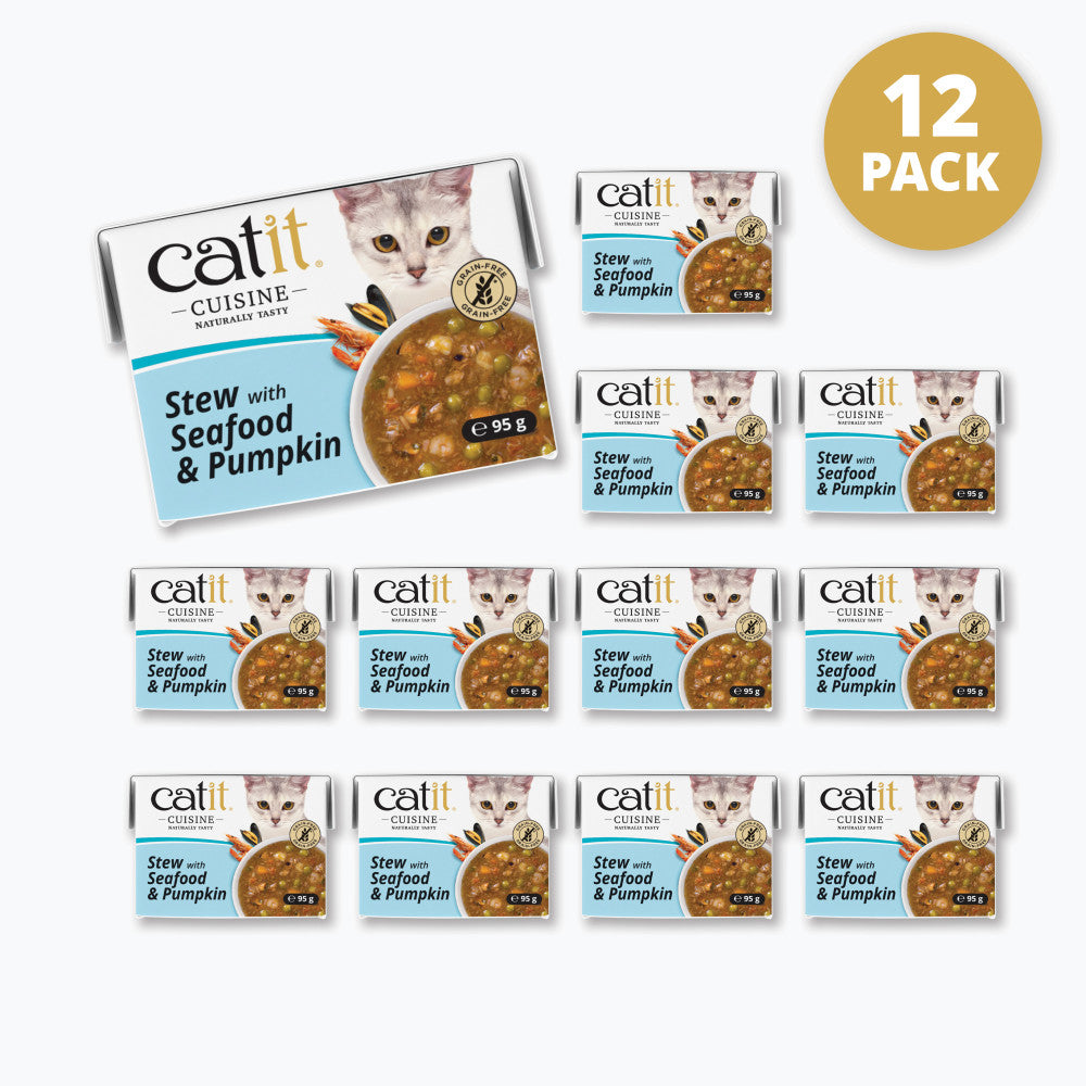 Catit Cuisine Stew with Seafood & Pumpkin 12 Pack