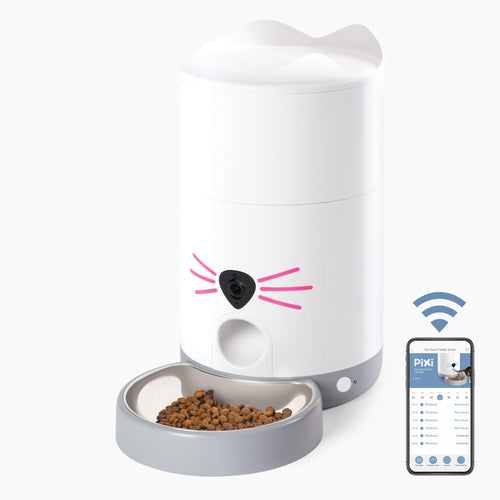 Auto cat feeder with camera best sale