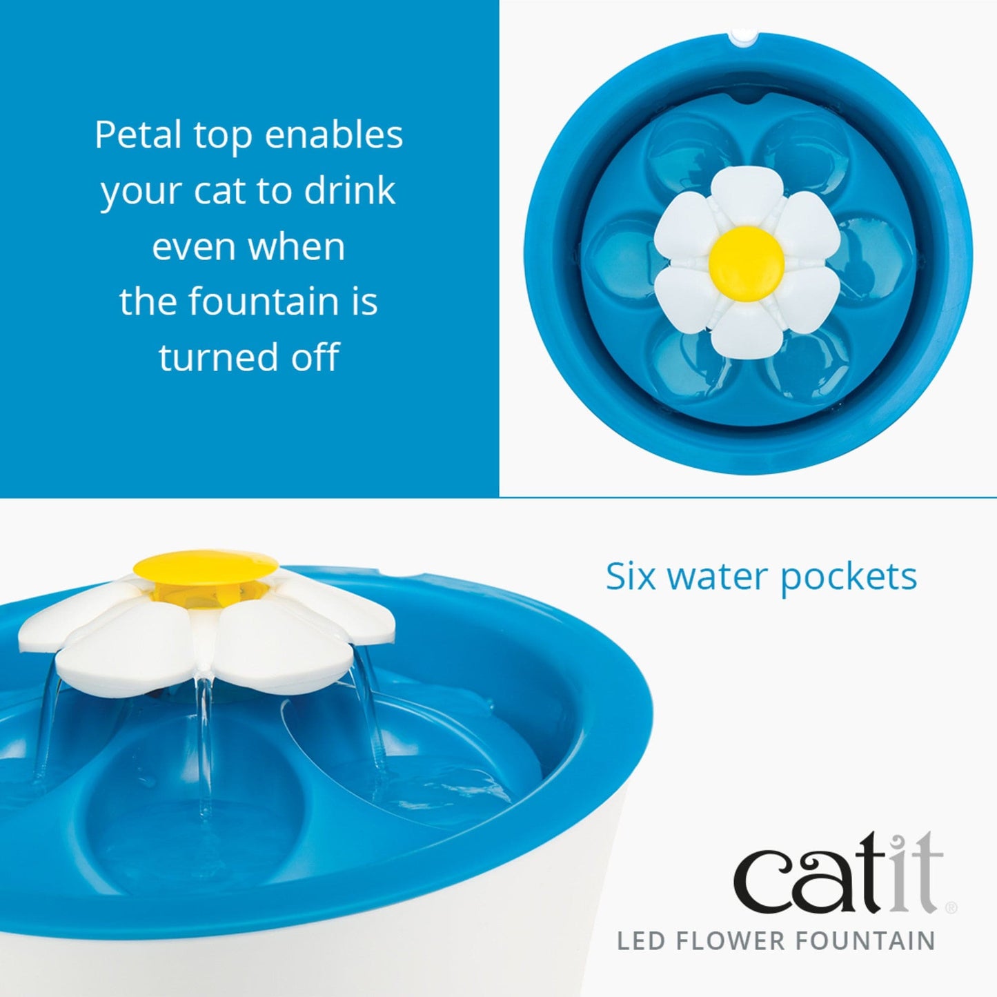 Catit LED Flower Fountain