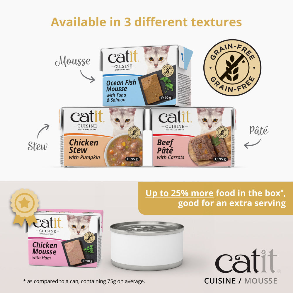 Catit Cuisine Ocean Fish with Tuna & Salmon Mousse