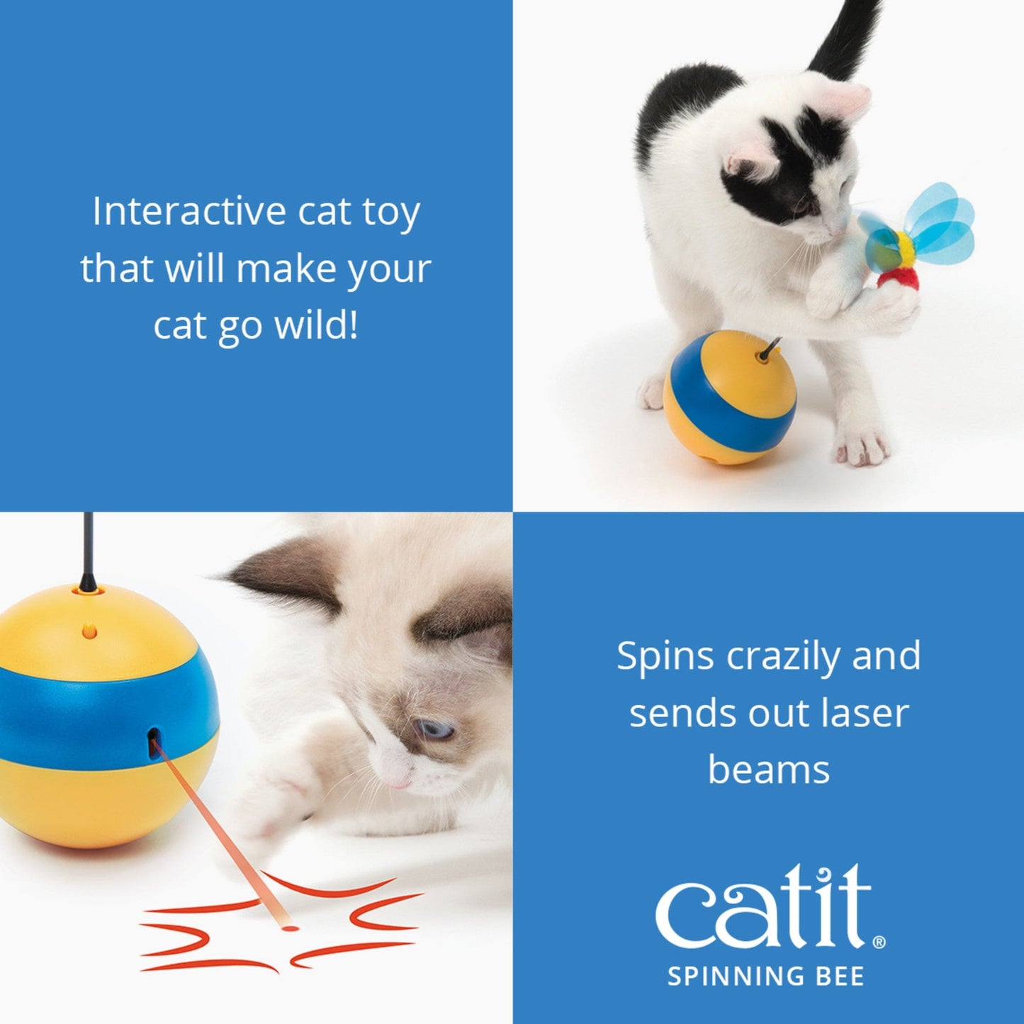 Catit Play Spinning Bee