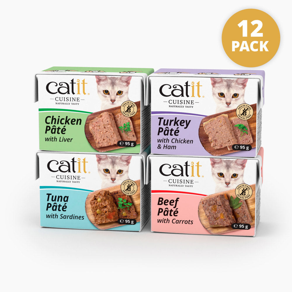 Catit Cuisine Chicken with Liver Pâté 12 Pack