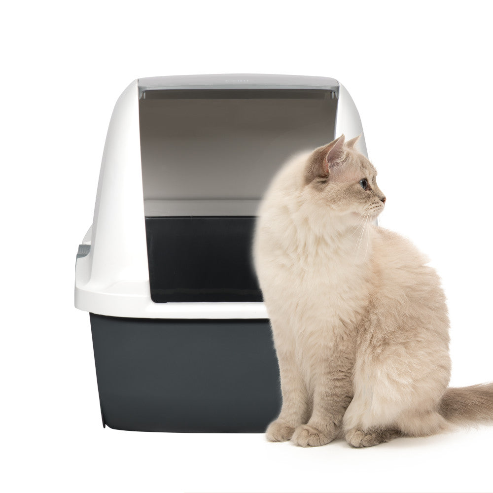 Catit Regular Hooded Litter Box with Airsift Filter System Catit UK Official Catit Brand Store