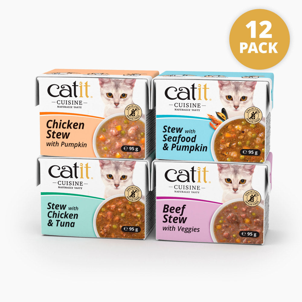 Catit Cuisine Beef Stew with Veggies 12 Pack