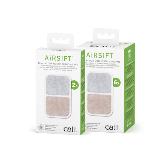 Catit Airsift Dual Action Odour Reducing Pads