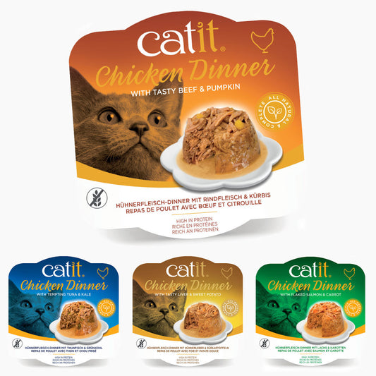 Catit Chicken Dinner with Beef & Pumpkin