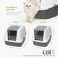 Catit Regular Hooded Litter Box with Airsift Filter System