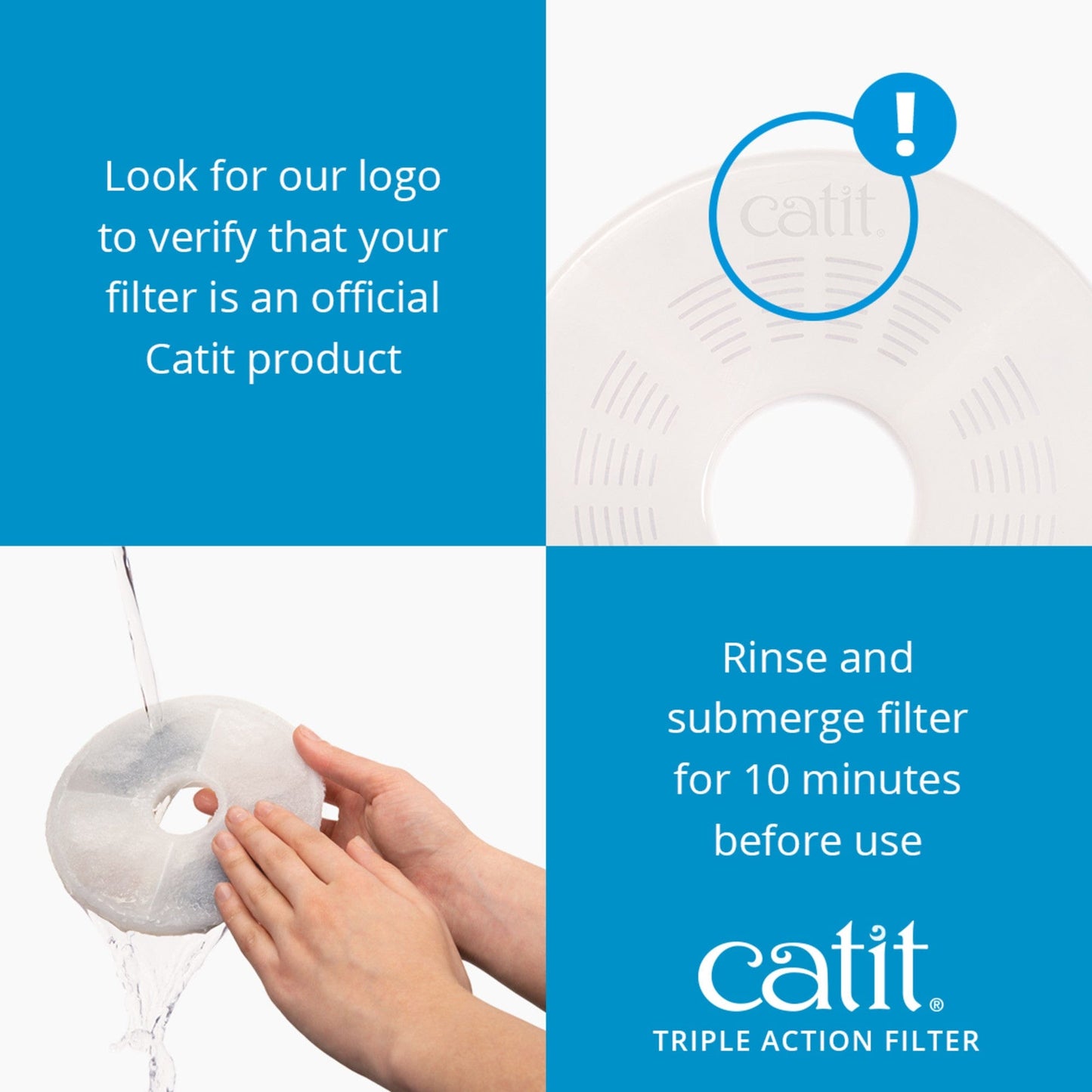 Catit Triple Action Filter - 5 Pack