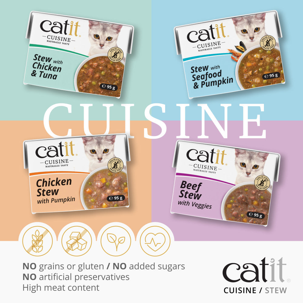 Catit Cuisine Stew with Chicken & Tuna 12 Pack