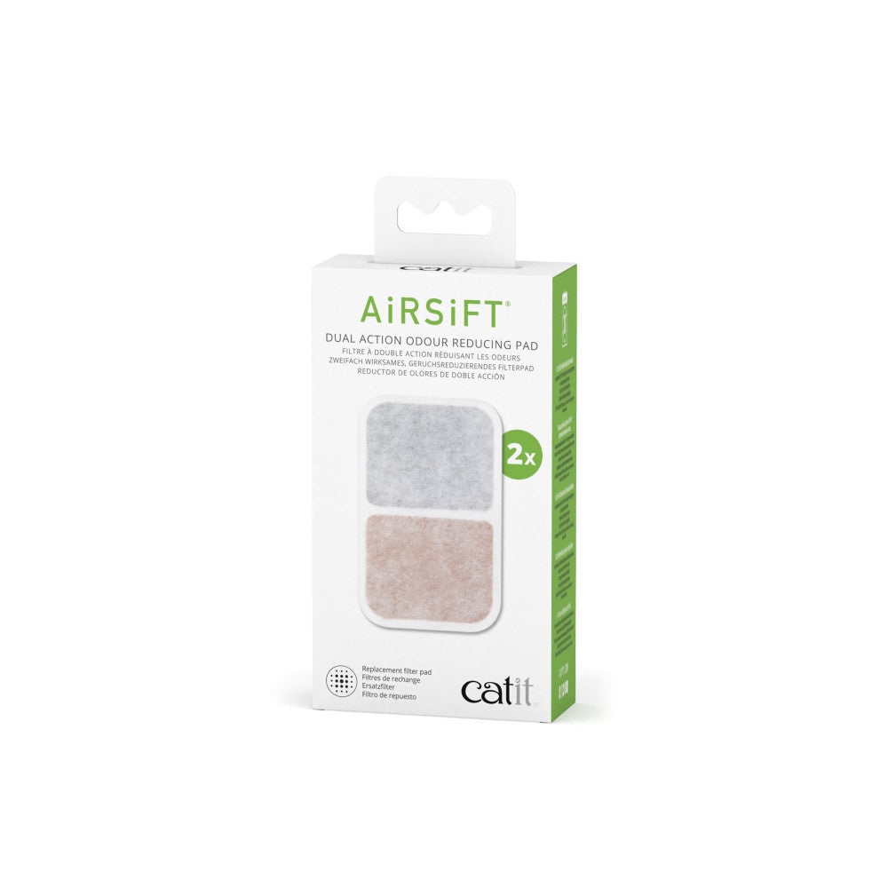 Catit Airsift Dual Action Odour Reducing Pads