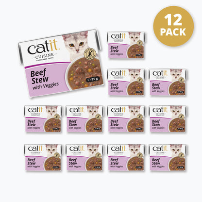 Catit Cuisine Beef Stew with Veggies 12 Pack