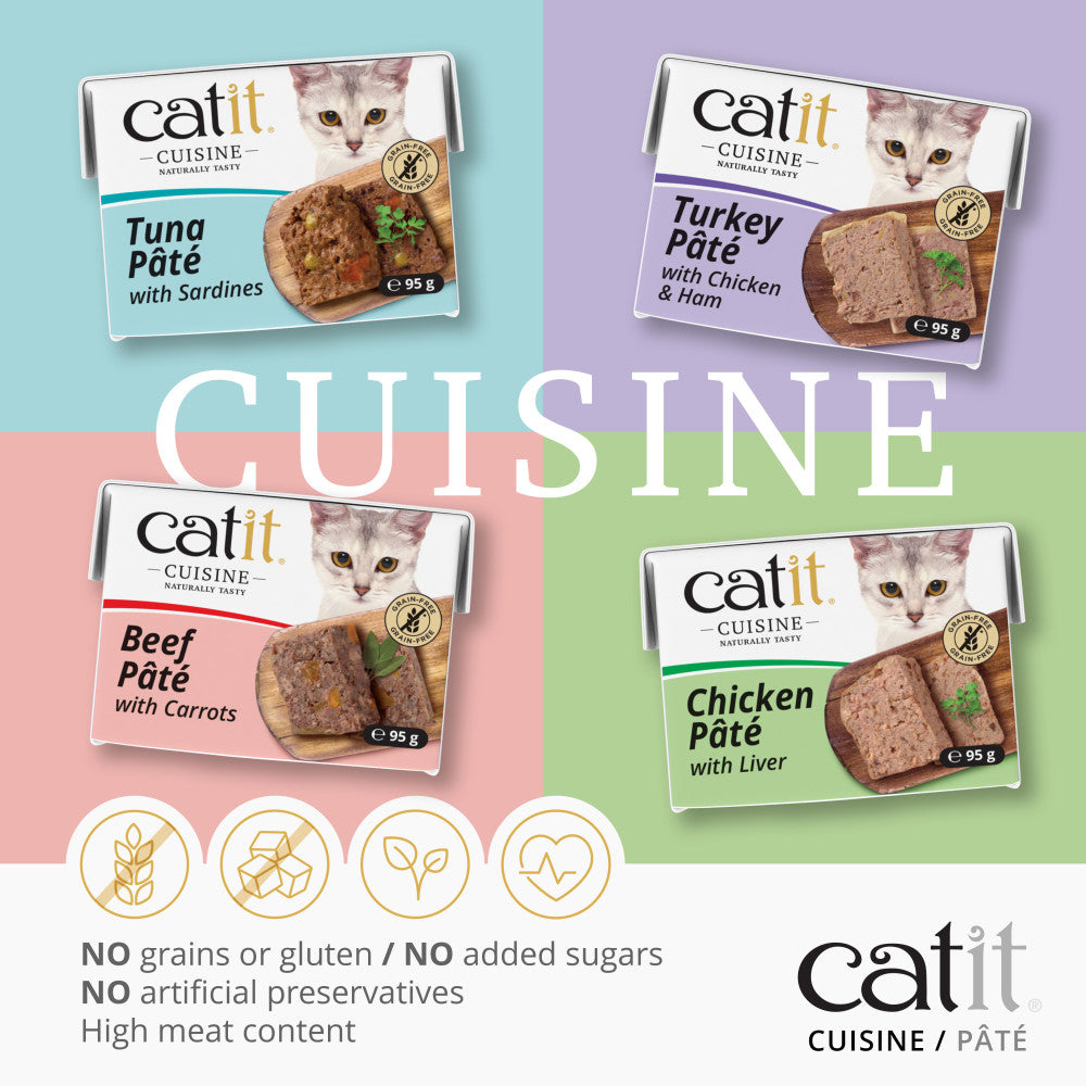 Catit Cuisine Chicken with Liver Pâté 12 Pack