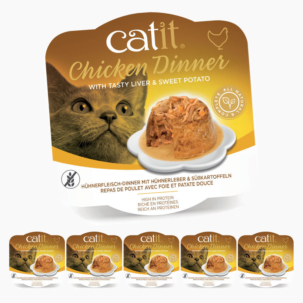 Catit Chicken Dinner with Liver & Sweet Potato 6 Pack