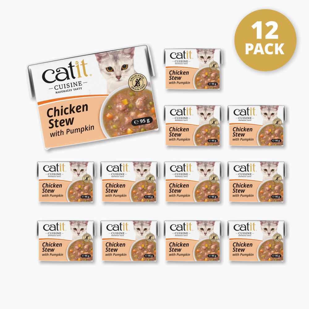 Catit Cuisine Chicken Stew with Pumpkin 12 Pack